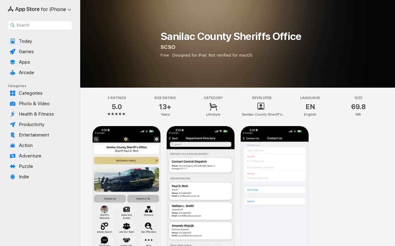 Sanilac County Sheriff app used for 24-hour release clues